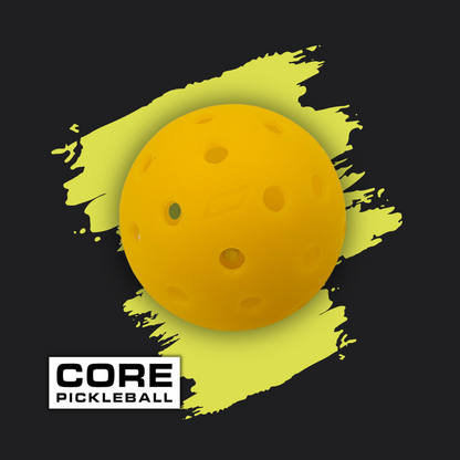 CORE Pickleball - IMPACT Indoor/Outdoor 40 Holes - Yellow